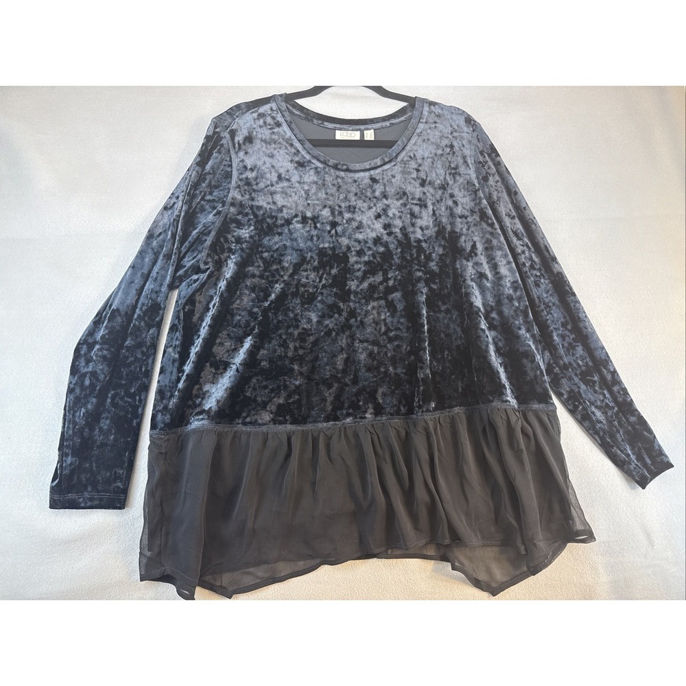 logo By Lori Goldstein Woman's Size 1X Blouse